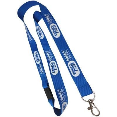Picture of 10MM FLAT POLYESTER LANYARD RIBBED.