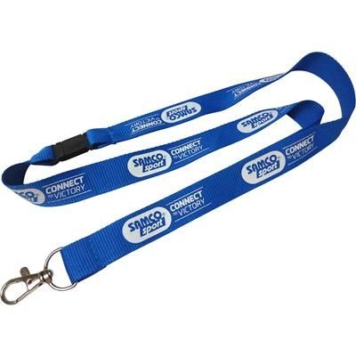 Picture of 15MM UK PRINTED FLAT POLYESTER LANYARD RIBBED