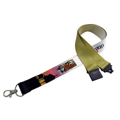 Picture of 10MM FULL COLOUR UK PRINTED SMOOTH POLYESTER LANYARD