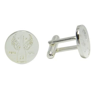 Picture of ENGRAVED DIAMOND CUFF LINKS.