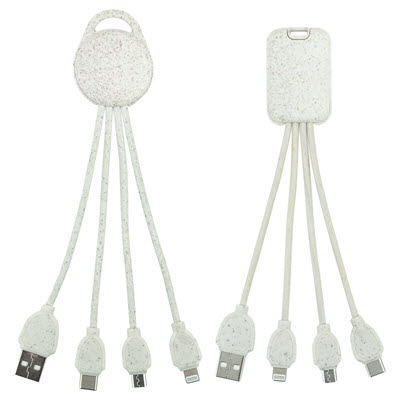 Picture of WHEAT STRAW 4-IN-1 MULTI CABLE.