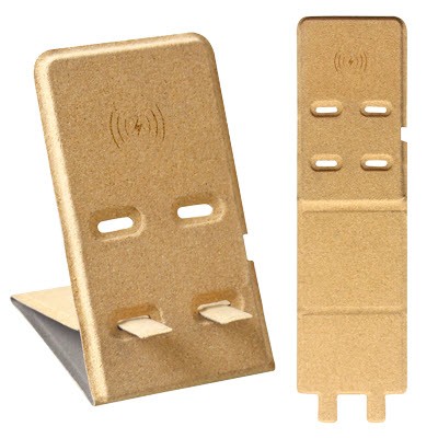 Picture of CORK CORDLESS CHARGER PHONE STAND.