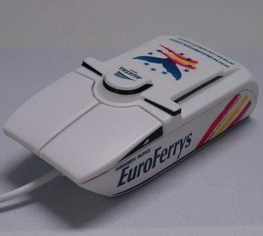 Picture of BESPOKE SHAPE COMPUTER MOUSE in White