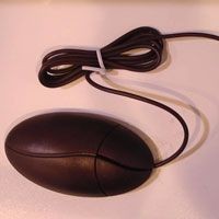 Picture of BESPOKE SHAPE COMPUTER MOUSE in Black