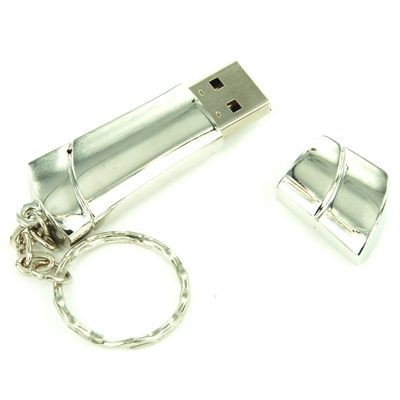 Picture of USB FLASH DRIVE MEMORY STICK in Silver.