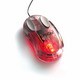 Picture of OPTICAL COMPUTER MOUSE in Clear Transparent