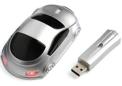 Picture of USB CORDLESS OPTICAL COMPUTER MOUSE in Silver