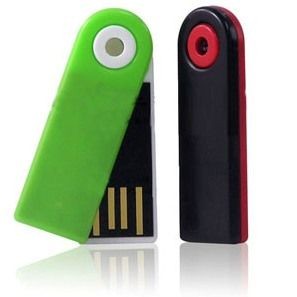 Picture of MINI FOLDING USB FLASH DRIVE MEMORY STICK in Black & White