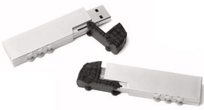 Picture of USB FLASH DRIVE MEMORY STICK in Silver.