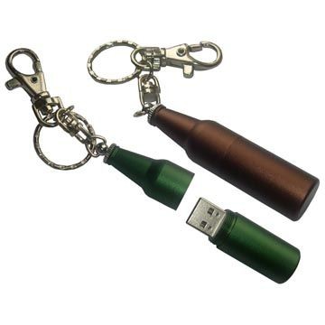 Picture of USB FLASH DRIVE MEMORY STICK in Brown