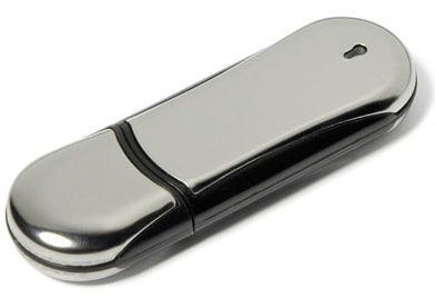 Picture of USB FLASH DRIVE METAL MEMORY STICK in Silver