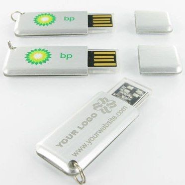 Picture of USB FLASH DRIVE MEMORY STICK in Silver.