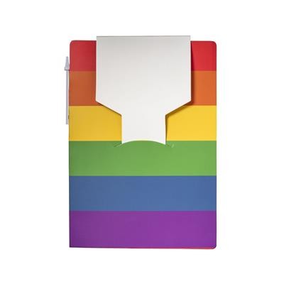 Picture of PRIDE PAPER FOLDER with x Sheet, Sticky Notes & Pen