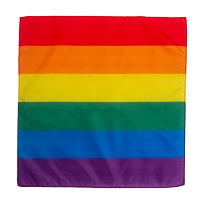 Picture of PRIDE RAINBOW BANDANA.