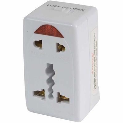 Picture of UNIVERSAL ADAPTOR TRAVEL PLUG with Overvoltage Protection