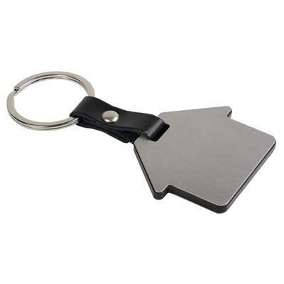 Picture of HOUSE SHAPE METAL KEYRING in Gift Box