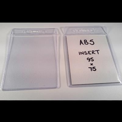 Picture of 18MM HEADED CLEAR TRANSPARENT PVC BODIED PORTRAIT ID BADGE HOLDER