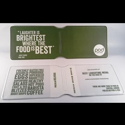 Picture of FULL COLOUR DIGITAL PRINTED PVC OYSTER STYLE TRAVEL CARD HOLDER.