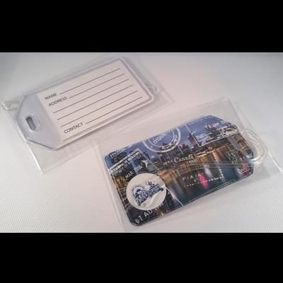 Picture of FULL COLOUR DIGITAL PRINTED PVC LUGGAGE TAG.