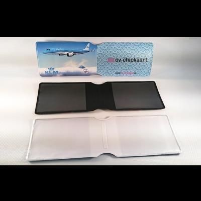 Picture of FULL COLOUR DIGITAL PRINTED PVC MINI OYSTER STYLE TRAVEL CARD HOLDER.