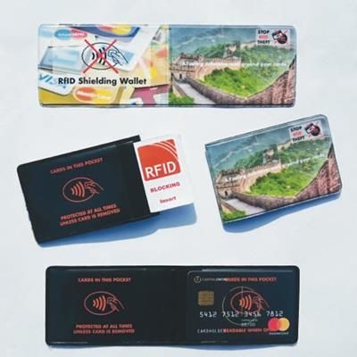 Picture of FULL COLOUR DIGITAL PRINTED RFID BLOCKING VINYL WALLET