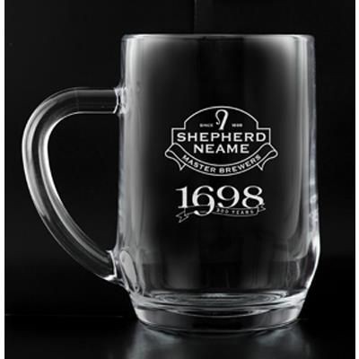 Picture of 1 PINT HAWORTH BEER GLASS TANKARD.