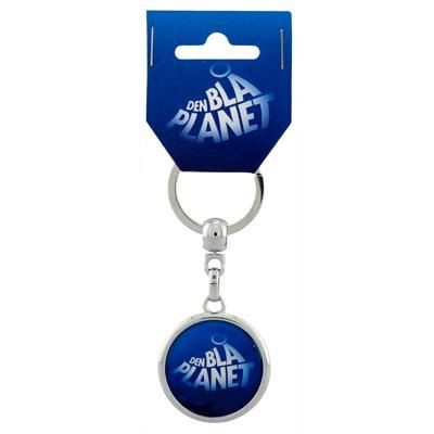 Picture of ROUND DOUBLE SIDED DELUXE CHAIN KEYRING.