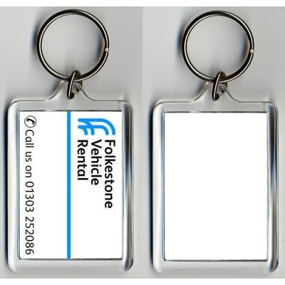 Picture of ACRYLIC KEYRING.