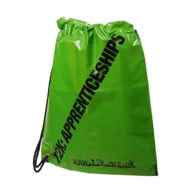 plastic duffle bag