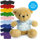 Picture of PRINTED 19CM VICTORIA BEAR - BABY BLUE TEE SHIRT
