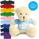 Picture of PRINTED WHITE 18CM JAMES BEAR - BABY BLUE TEE SHIRT