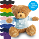 Picture of PRINTED BROWN 22CM EDWARD BEAR - BABY BLUE TEE SHIRT