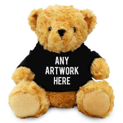 Picture of 19CM VICTORIA BEAR with Printed Black Hoody