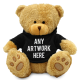 Picture of GOLDEN 22CM EDWARD BEAR with Printed Black Hoody