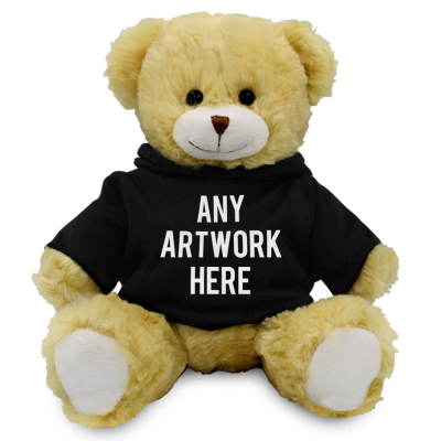 Picture of 20CM ELIZABETH BEAR with Printed Black Hoody
