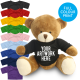 Picture of PRINTED 20CM RICHARD BEAR - BLACK TEE SHIRT
