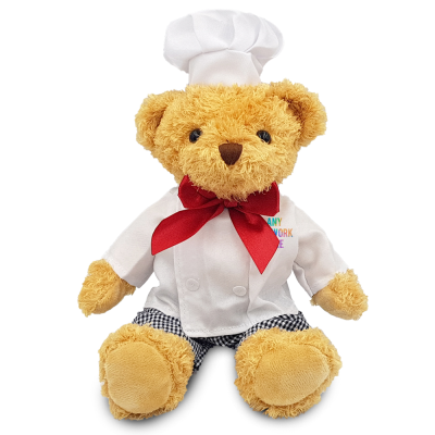 Picture of 18CM WILLIAM BEAR with Chef Outfit
