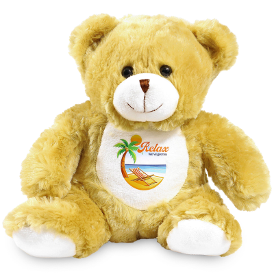 Picture of TUMMY PRINTED 25CM ELIZABETH BEAR