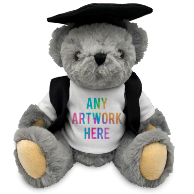 Picture of 20CM ARCHIE JOINTED BEAR with Graduate Outfit with Elastic Cap