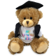 Picture of 20CM CHARLES JOINTED BEAR with Graduate Outfit with Elastic Cap