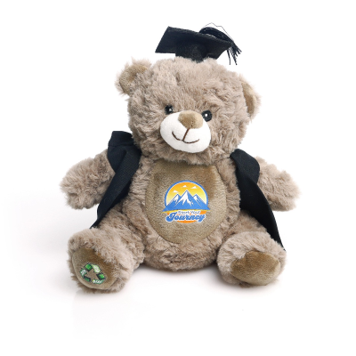 Picture of DTF TUMMY PRINTED 20CM MOCHA CATHERINE with Graduate Outfit with Elastic Cap