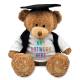 Picture of BROWN 22CM EDWARD BEAR with a Graduation Outfit with Elastic Cap