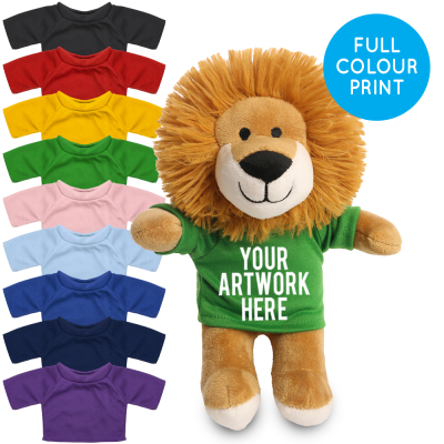 Picture of PRINTED 20CM LOUIS LION - GREEN TEE SHIRT