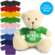 Picture of PRINTED WHITE 18CM JAMES BEAR - GREEN TEE SHIRT
