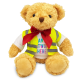 Picture of 18CM WILLIAM BEAR with Yellow Hi-Vis Vest