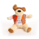 Picture of 20CM DARCY DOG with Orange Hi-Vis Vest