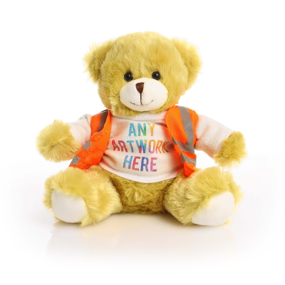 Picture of 20CM ELIZABETH BEAR with Orange Hi-Vis Vest