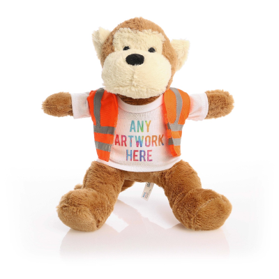 Picture of 20CM MAX MONKEY with Orange Hi-Vis Vest