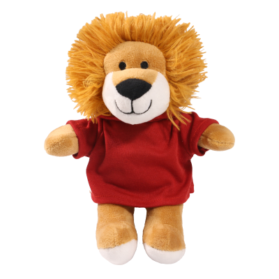 Picture of PRINTED 20CM LOUIS LION with Maroon Hoody