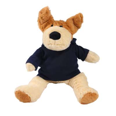 Picture of 20CM DARCY DOG with Printed Navy Blue Hoody